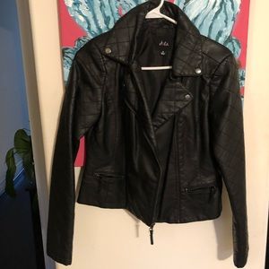 Dots “leather” jacket